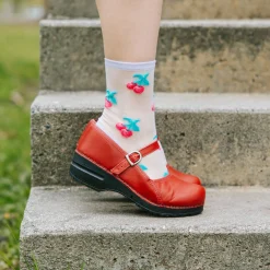 Clare Women's Mary Jane Clog in Red