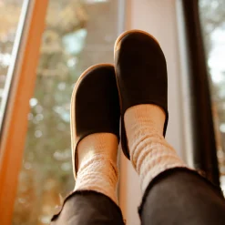 Holsted Unisex Mule Slipper in Black