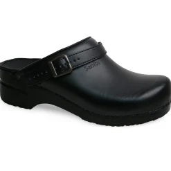 Ingrid PU Women's Clog in Black