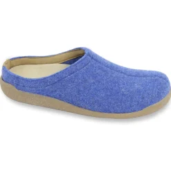 Lodge Slide Unisex Wool Slipper in Jeans