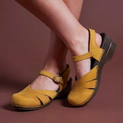 Margrethe Women's Sandal in Yellow