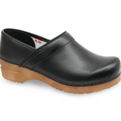 Pro. PU Women's Clog in Black/Tan