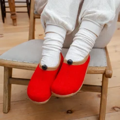Samso Women's Slipper in Red