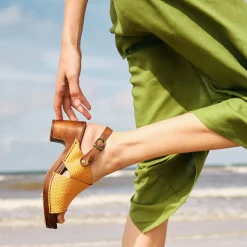 Sijo Women's Sandal in Yellow