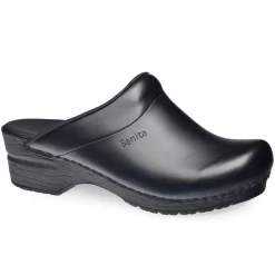 Sonja PU Women's Clog in Black