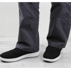 Trident Unisex Slip-on Sneaker in Black
