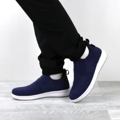 Trident Unisex Slip-on Sneaker in Blue