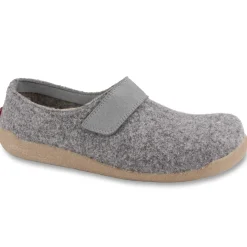 Varde Unisex Wool Slipper in Slate