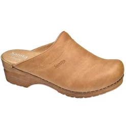 Vegan Ellis Women's Clog in Cognac